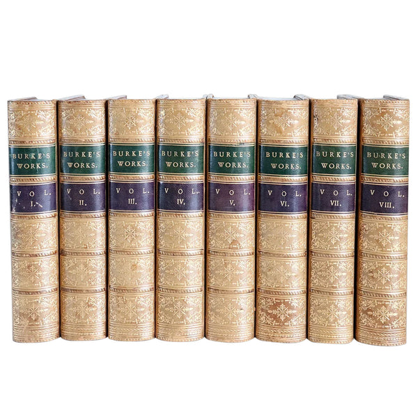 Set of 8 Books: The Works of the Right Honorable Edmund Burke by Sir James Prior