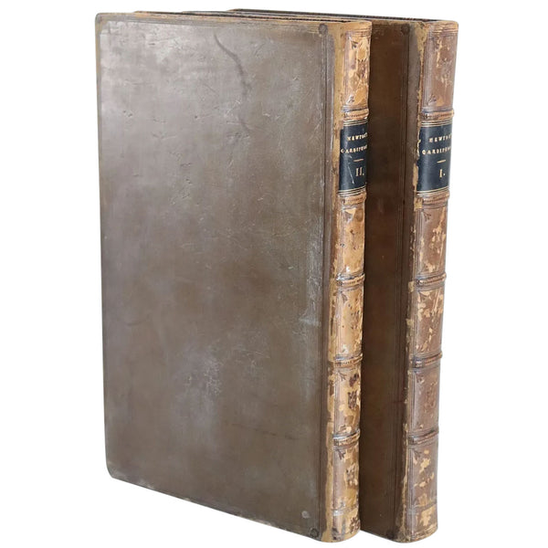 Two Leather Book Volumes: Cardiphonia by Reverend John Newton