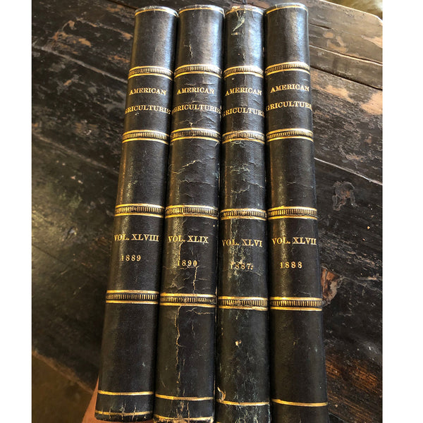 Set of Four Books: The American Agriculturist for the Farm Garden & Household, Vols. 46-49
