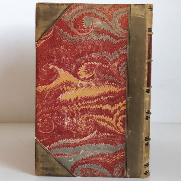 Set of Six Leather Books: The Spectator by Alexander Chalmers
