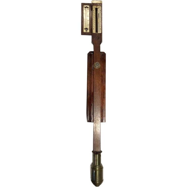 English Georgian Spencer, Browning & Rust Mahogany Stick Marine Barometer