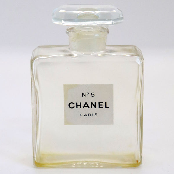Vintage French Chanel No. 5 Glass Perfume Flacon Bottle