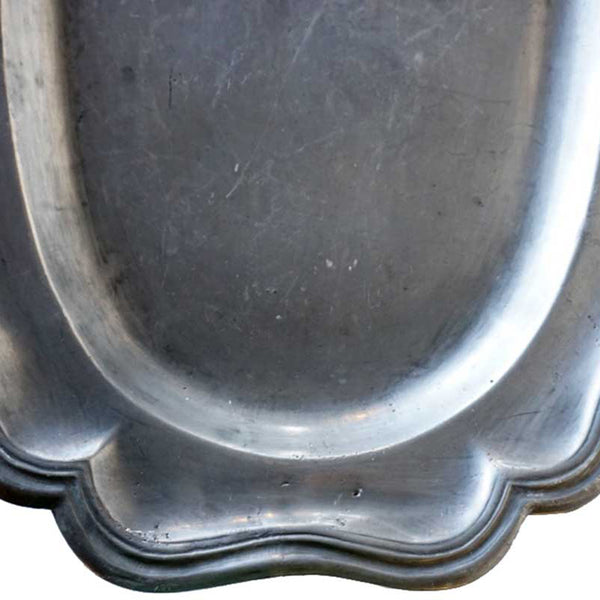 French Pewter Oval Fish Platter
