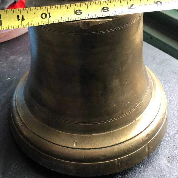 Small French Solid Bronze Chateau Bell