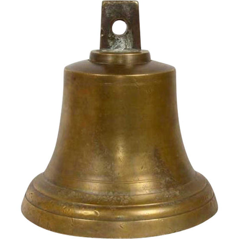 Small French Solid Bronze Chateau Bell