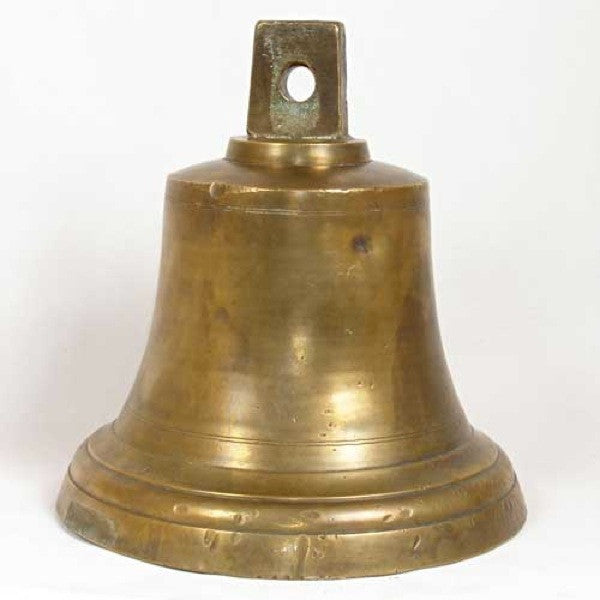 Small French Solid Bronze Chateau Bell