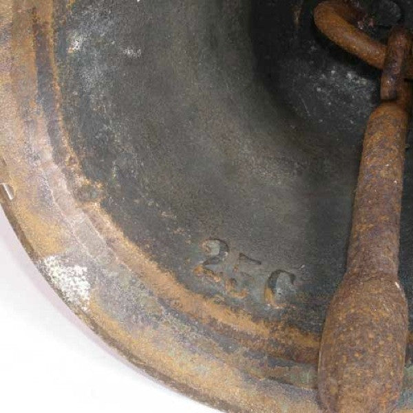 Small French Solid Bronze Chateau Bell