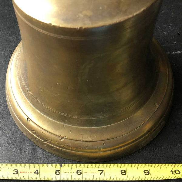 Small French Solid Bronze Chateau Bell