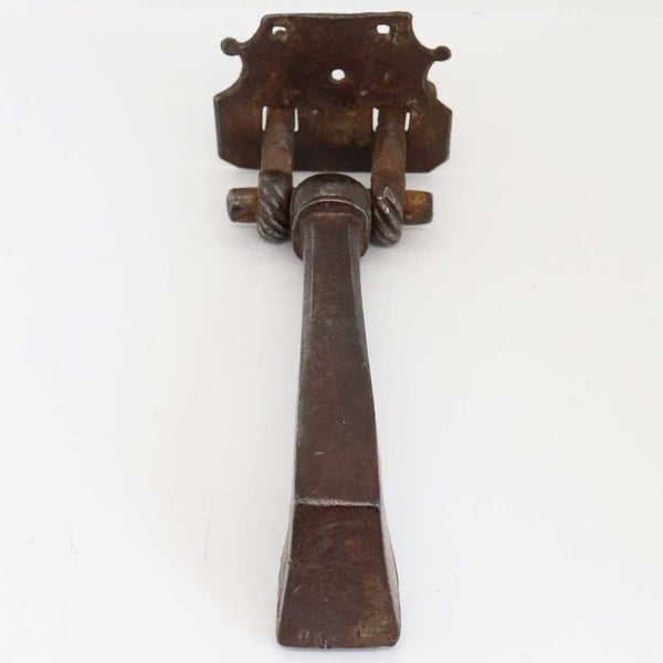French Provincial Hand Wrought Solid Iron Door Knocker