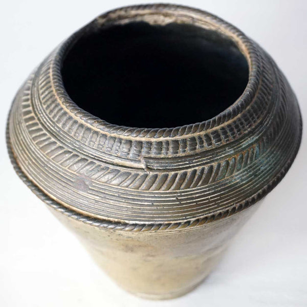 Small Indian Mughal Bronze Vase