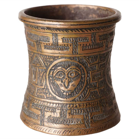 Early Tibetan Bronze or Copper Cup