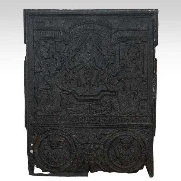 Continental Cast Iron Jamb Oven Plate, King Solomon's Worship