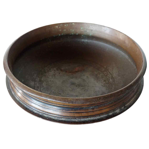 Small South Indian Solid Bronze Cooking Vessel (Urli)