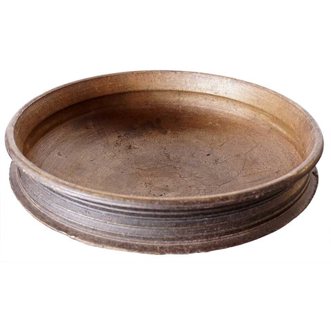 Large South Indian Solid Bronze Cooking Vessel (Urli)