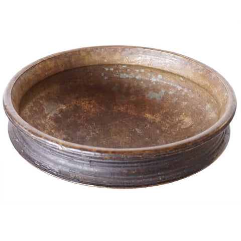 Small South Indian Solid Bronze Cooking Vessel (Urli)