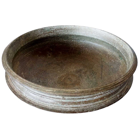 South Indian Solid Bronze Cooking Vessel (Urli)