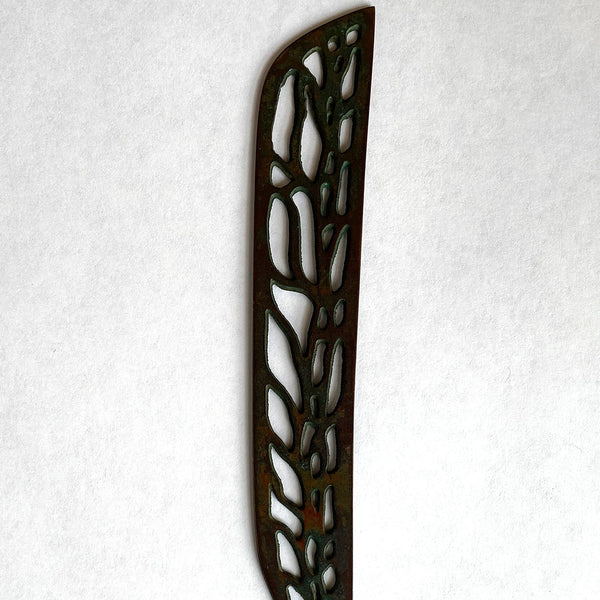 American Tiffany Studios Patinated Bronze Pine Needle Letter Opener