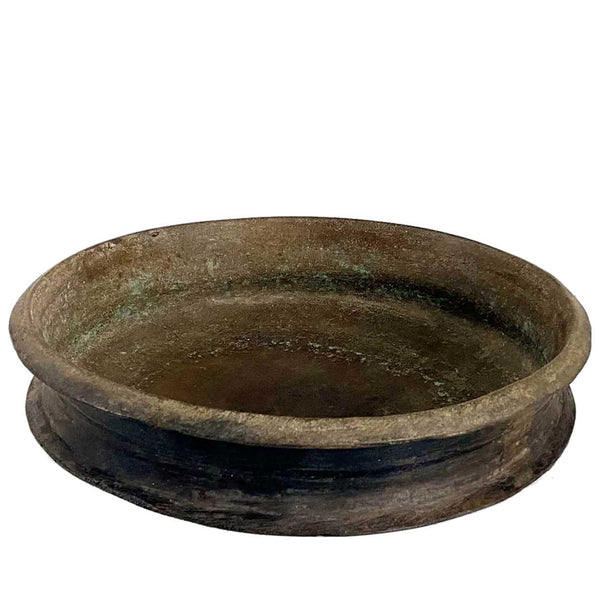 Small South Indian Solid Bronze Cooking Vessel (Urli)