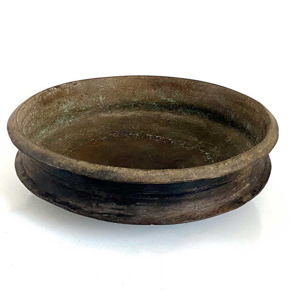 Small South Indian Solid Bronze Cooking Vessel (Urli)