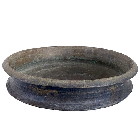 Small South Indian Solid Bronze Cooking Vessel (Urli)