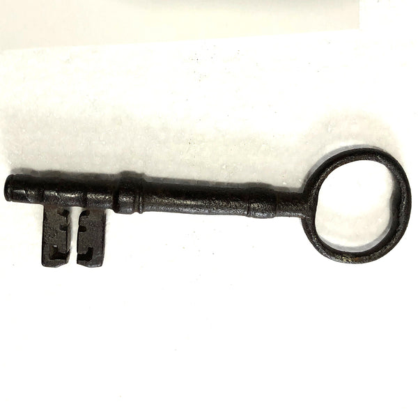 Large Scottish 18th century Blacksmith Made Iron Key