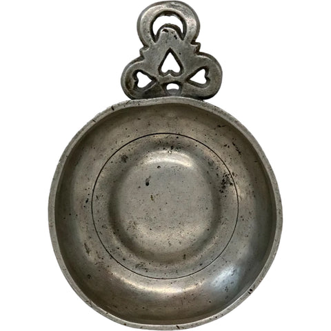 American Pewter One-Handle Porringer