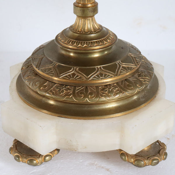 Fine French Etruscan Revival Onyx and Ormolu Bronze Tazza