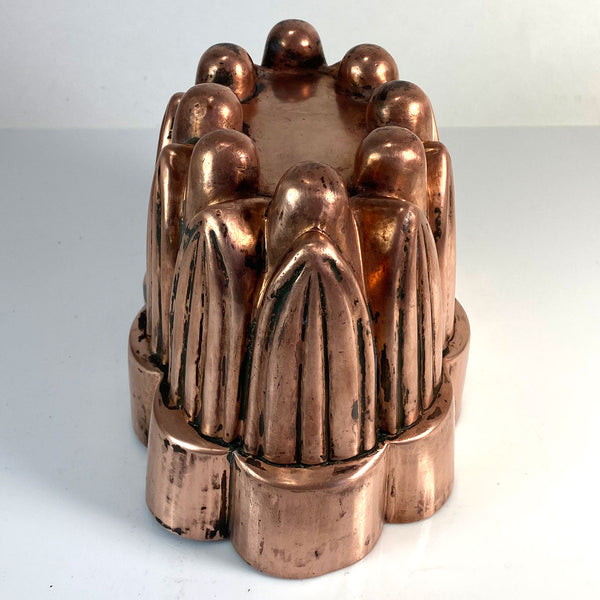 English Victorian Copper Jelly Baking Mold