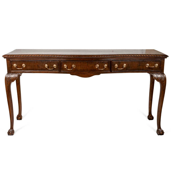 English George III Style Oak Hunt Board Table