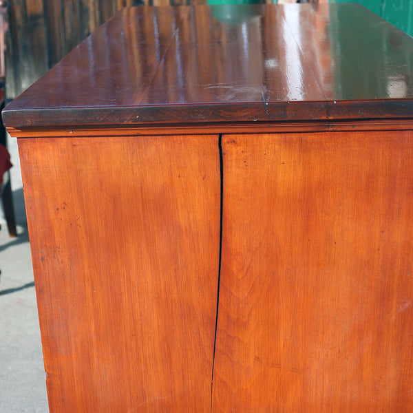 American Chippendale Brass Mounted Cherrywood Chest of Drawers