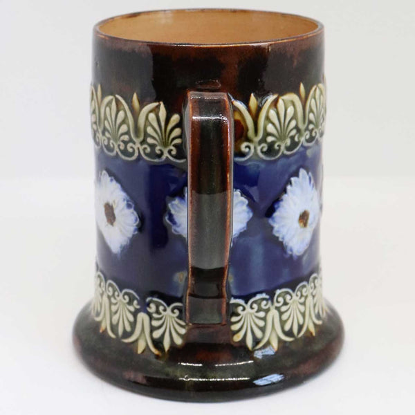 English Doulton Lambeth Art Nouveau Stoneware Pottery Mug or Ale Tankard