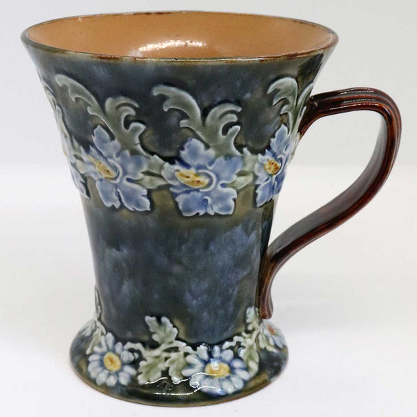English Doulton Lambeth Louisa Wakely Art Nouveau Stoneware Pottery Mug