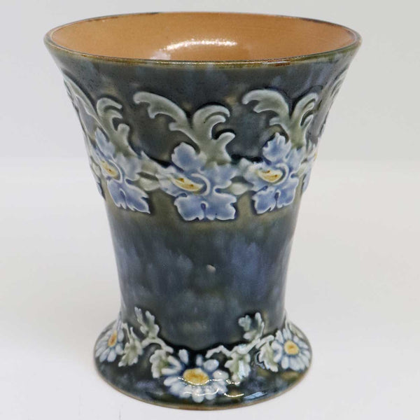 English Doulton Lambeth Louisa Wakely Art Nouveau Stoneware Pottery Mug