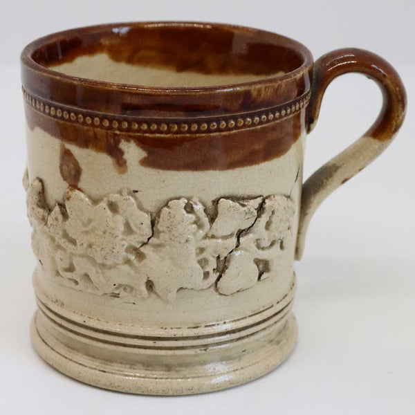 Collection of Three English Lambeth Ware Stoneware Pottery Mugs