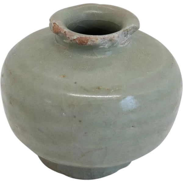 Small Chinese Ming Celadon Pottery Pot