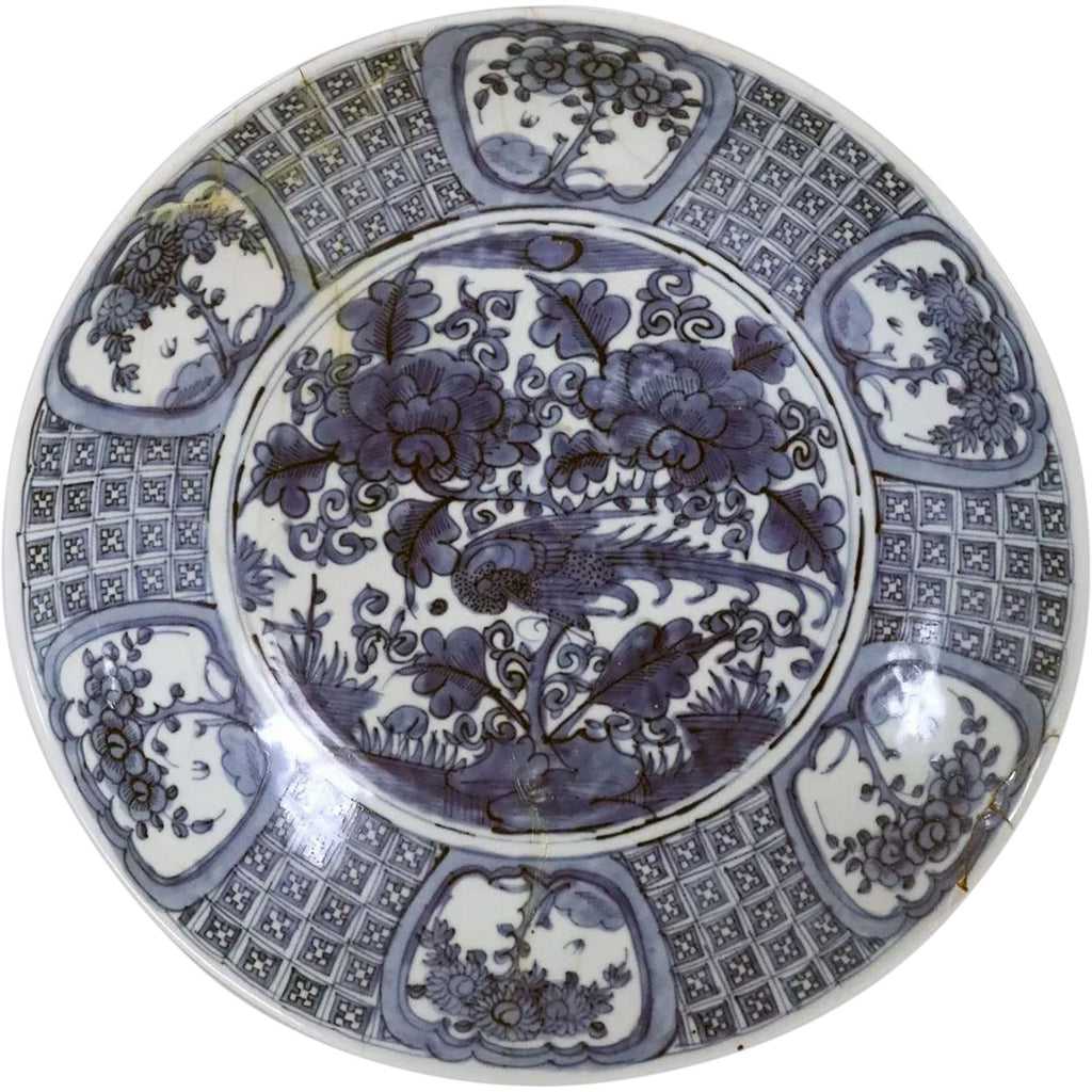 Ancien Chinois Ming Dynastie Bleu & De Blanc Bol Swatow Zhangzhou Ware Ancien Chinois Ming Dynastie Bleu & De Blanc Bol Swatow Zhangzhou Ware