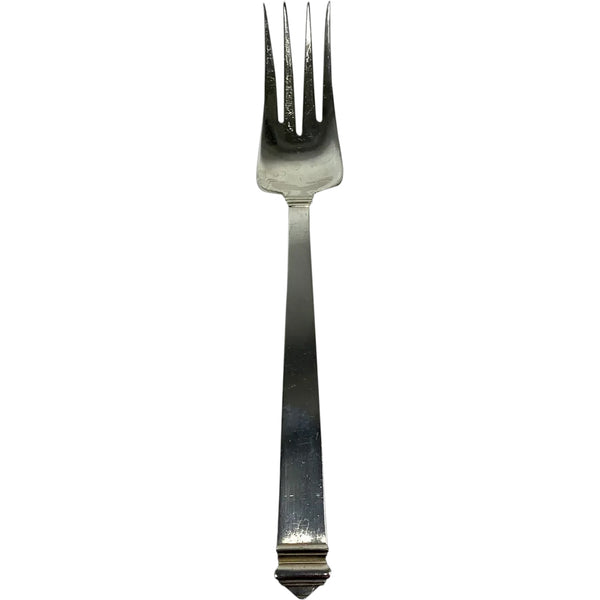 American Tiffany & Co. Sterling Silver Hampton Pattern Flatware Meat Fork