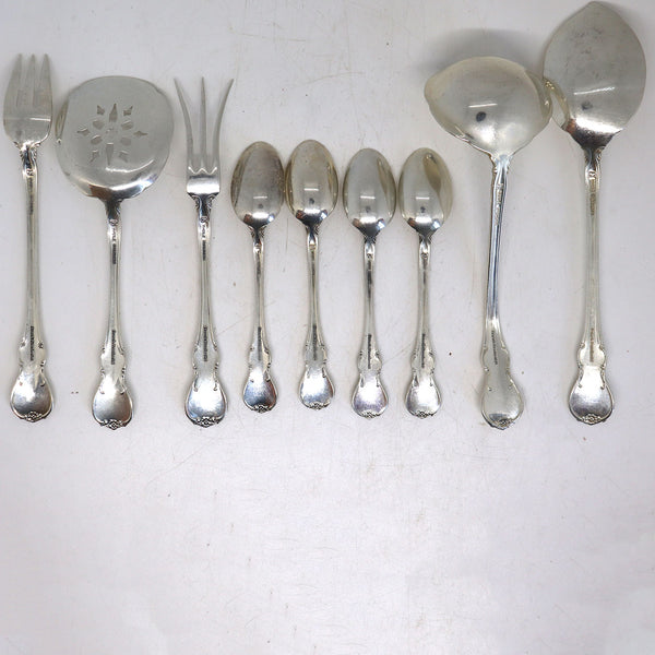 American Towle Sterling Silver French Provincial Pattern Flatware (140 Pieces)