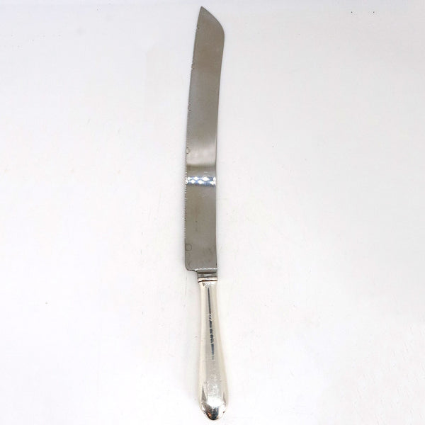 English Sterling Silver and Sheffield Plate Cake/Bread Judaica Knife
