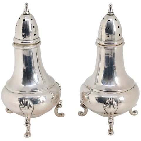 Pair of American Mueck-Carey Company Sterling Silver Salt and Pepper Casters