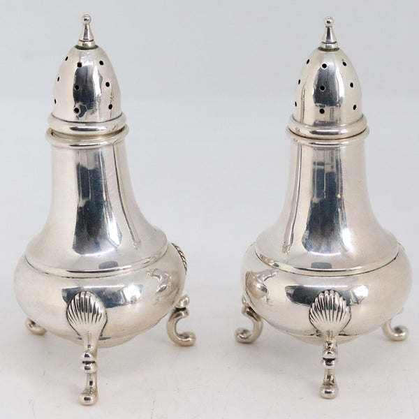 Pair of American Mueck-Carey Company Sterling Silver Salt and Pepper Casters