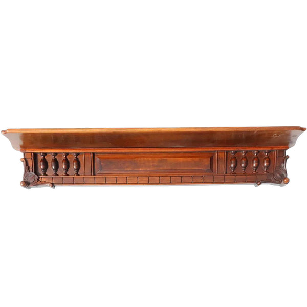 American Eastlake Walnut Bracket Wall Shelf