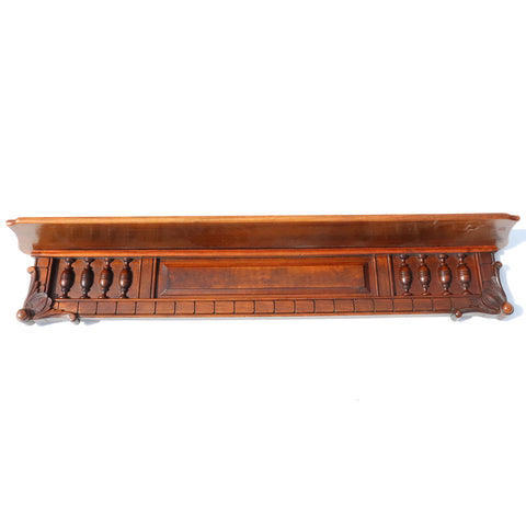 American Eastlake Walnut Bracket Wall Shelf