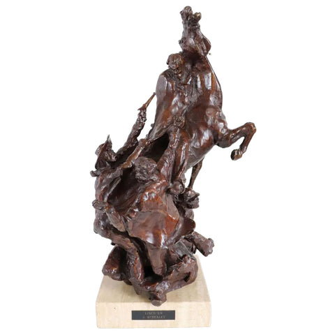 JAMES McNEALEY Western Bronze Sculpture, Linch 'Em, 1/10