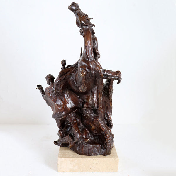 JAMES McNEALEY Western Bronze Sculpture, Linch 'Em, 1/10