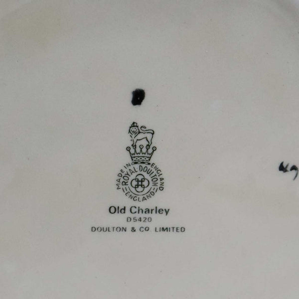 Large Vintage English Royal Doulton Porcelain Old Charley D5420 Character Jug