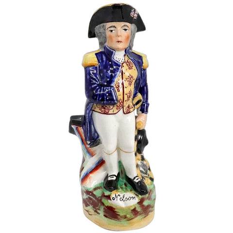 English Staffordshire Pottery Lord Nelson Toby Jug