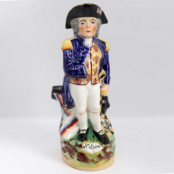 English Staffordshire Pottery Lord Nelson Toby Jug