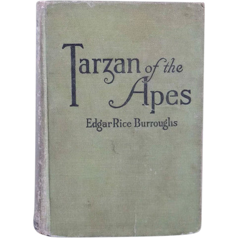 Second Edition Book: Tarzan of the Apes by Edgar Rice Burroughs