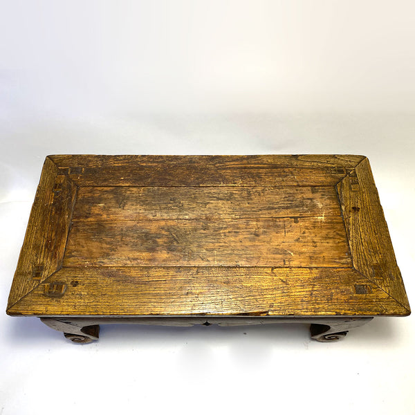 Small Chinese Qing Elm Kang Low Table / Platform